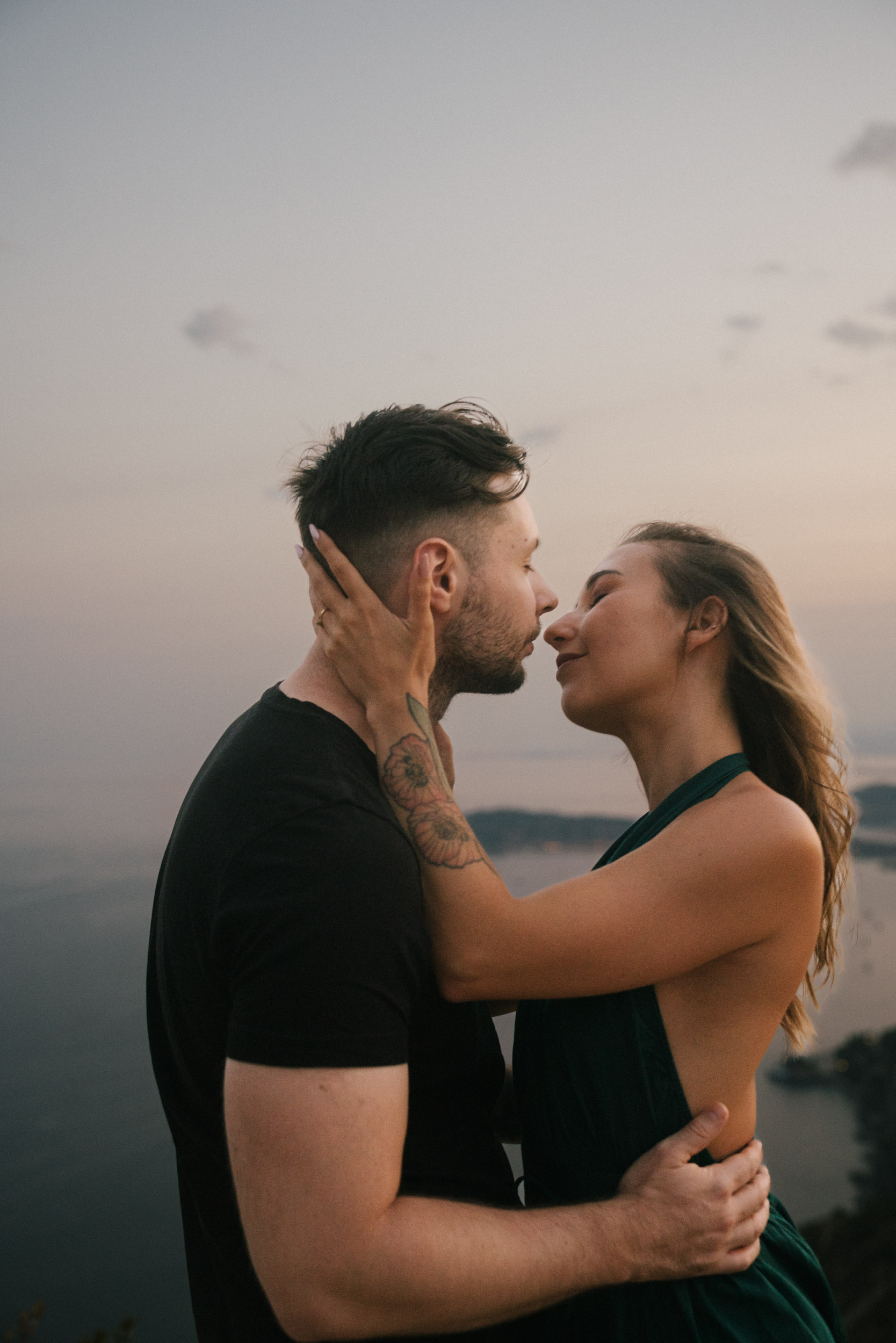 Alix & Vincent - coucher de soleil